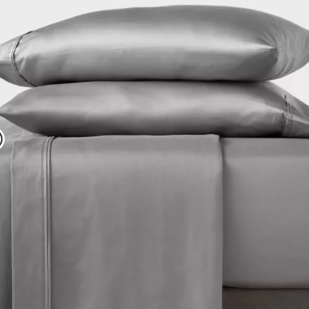 400 Thread Count Performance Flat Sheet - Threshold Classic Gray